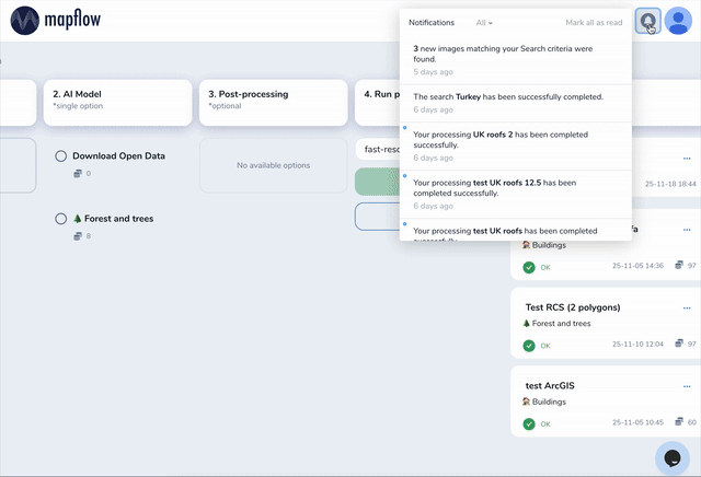 Mapflow Imagery Search