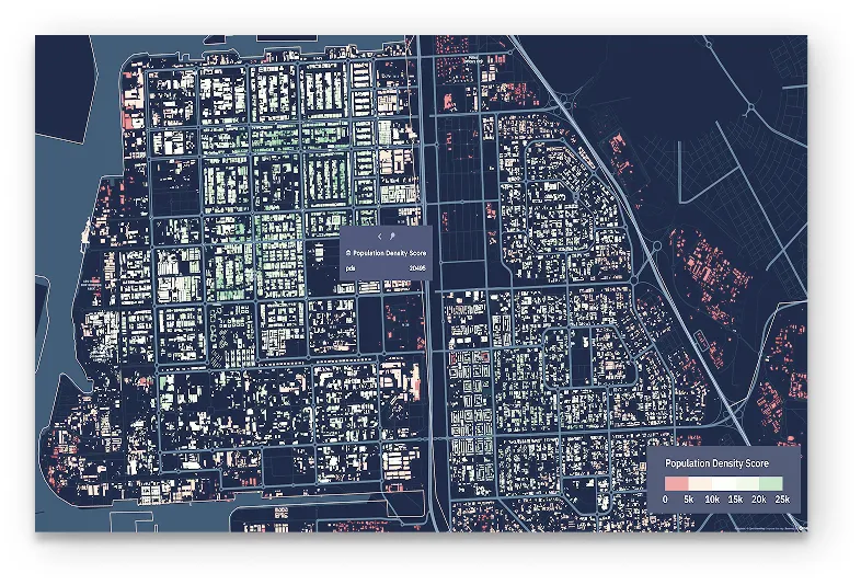 Population density maps